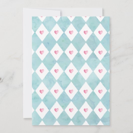 Een Baby breekt de Baby shower van de Tea Partij r Kaart (Achterkant)