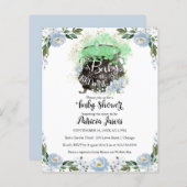 Een Baby breekt de begrotingsuitnodiging van het B (Voorkant / Achterkant)