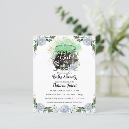 Een Baby breekt de begrotingsuitnodiging van het B (Staand voorkant)