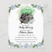 Een Baby breekt de begrotingsuitnodiging van het B (Voorkant)