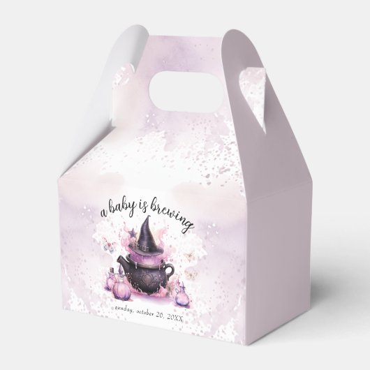 Een Baby breekt halloween Baby shower Bedankdoosjes (Voorkant Zijde)