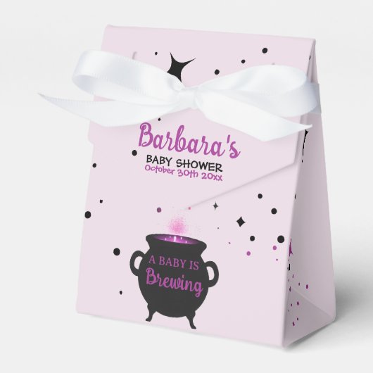 Een Baby breekt halloween Baby shower Bedankdoosjes (Voorkant Zijde)