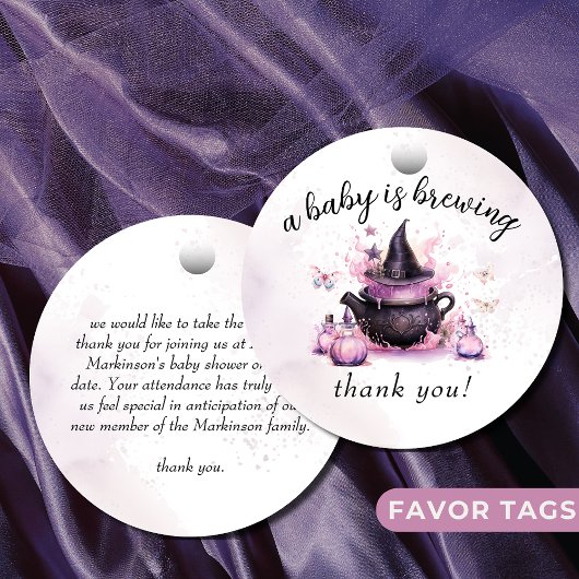 Een Baby breekt halloween Baby shower Bedankjes Labels