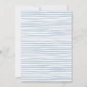 een baby breekt Halloween Baby shower Blue Kaart (Achterkant)