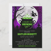 Een Baby breekt halloween Baby shower Kaart (Voorkant)