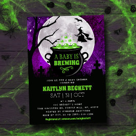 Een Baby breekt halloween Baby shower Kaart