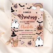 Een Baby breekt halloween Baby shower Kaart
