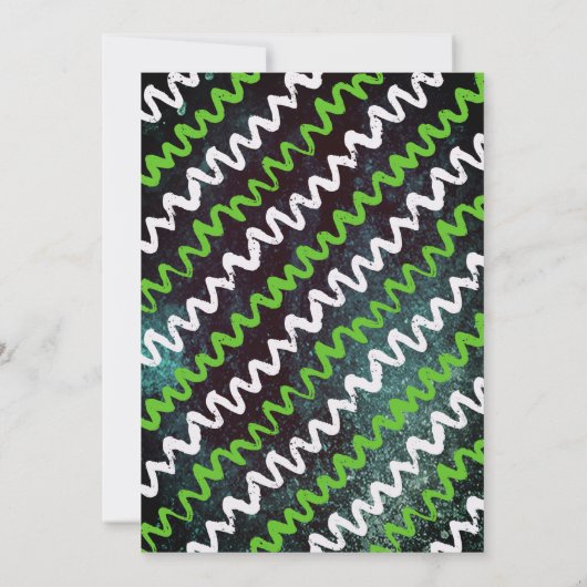 Een Baby breekt halloween Baby shower Kaart (Achterkant)