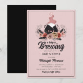 Een Baby breekt halloween Baby shower Kaart (Voorkant / Achterkant)