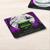 Een Baby breekt halloween Baby shower Kartonnen Onderzetters (Schuin)