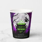 Een Baby breekt halloween Baby shower Papieren Bekers (Achterkant)