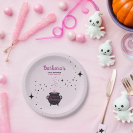 Een Baby breekt halloween Baby shower Papieren Bordje
