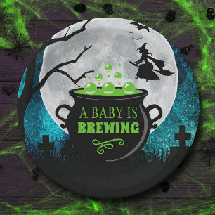 Een Baby breekt halloween Baby shower Papieren Bordje