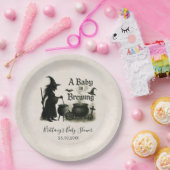 Een Baby breekt halloween Baby shower Papieren Bordje (Feest)