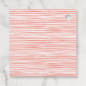 een baby breekt Halloween Baby shower Roze Bedankjes Labels (Achterkant)