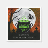 Een Baby breekt halloween Baby shower Servet (Voorkant)