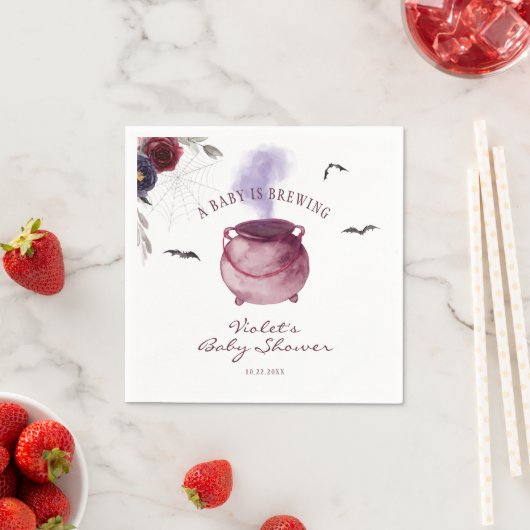 Een Baby breekt halloween Baby shower Servet (Insitu)