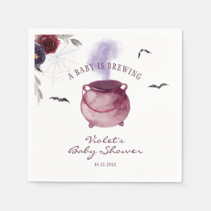 Een Baby breekt halloween Baby shower Servet