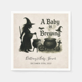 Een Baby breekt halloween Baby shower Servet