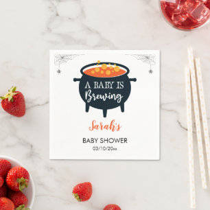 Een Baby breekt halloween Baby shower Servet