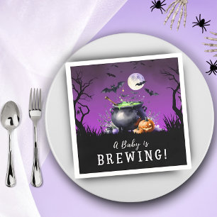 Een Baby breekt halloween Baby shower Servet