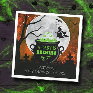 Een Baby breekt halloween Baby shower Servet