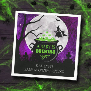 Een Baby breekt halloween Baby shower Servet