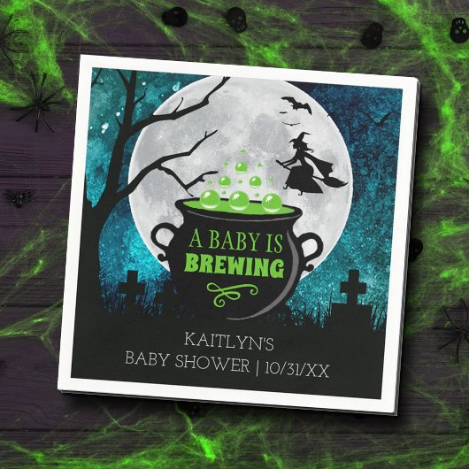 Een Baby breekt halloween Baby shower Servet
