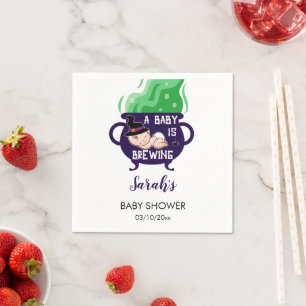 Een Baby breekt halloween Baby shower Servet