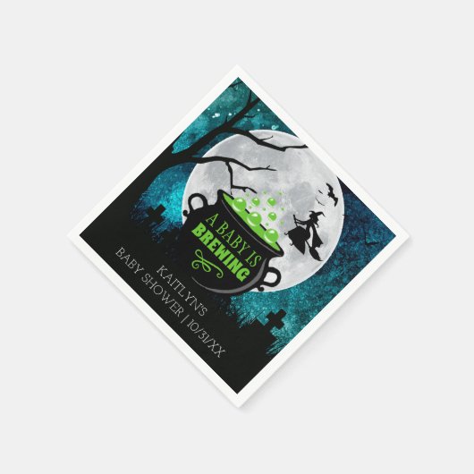 Een Baby breekt halloween Baby shower Servet (Hoek)