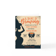 Een Baby breekt halloween heks Baby shower