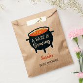 Een Baby breekt halloween heks Baby shower Bedankzakje (Gezegeld)