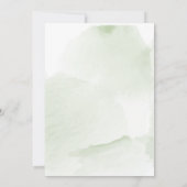 Een Baby breekt halloween heks Baby shower Kaart (Achterkant)