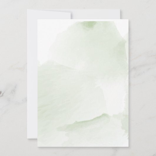 Een Baby breekt halloween heks Baby shower Kaart (Achterkant)