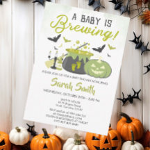 Een Baby breekt halloween heks Baby shower