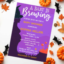Een Baby breekt halloween heks Baby shower