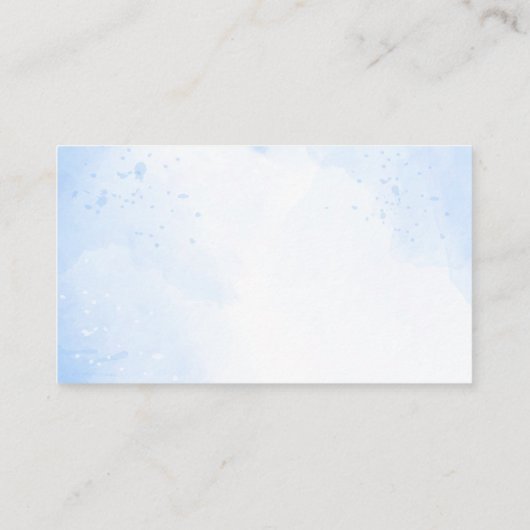 Een Baby breekt heks Baby shower luidere Raffle Informatiekaartje (Achterkant)