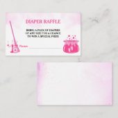 Een Baby breekt heks Baby shower luidere Raffle Informatiekaartje (Voorkant / Achterkant)