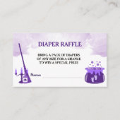 Een Baby breekt heks Baby shower luidere Raffle Informatiekaartje (Voorkant)