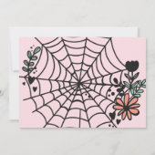 Een Baby breekt het Baby shower van Halloween uit Kaart (Achterkant)