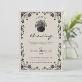 Een Baby breekt het Baby shower van Halloween uit Kaart (Staand voorkant)