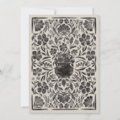 Een Baby breekt het Baby shower van Halloween uit Kaart (Achterkant)