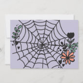 Een Baby breekt het Baby shower van Halloween uit Kaart (Achterkant)