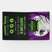Een Baby breekt het Baby shower welkom van Hallowe Spandoek (Horizontaal)