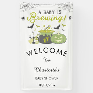 Een Baby breekt het Baby shower welkom van Hallowe Spandoek