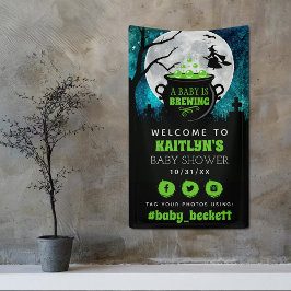 Een Baby breekt het Baby shower welkom van Hallowe Spandoek