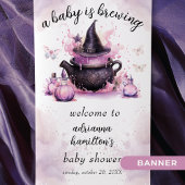 Een Baby breekt het Baby shower welkom van Hallowe Spandoek