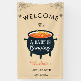 Een Baby breekt het Baby shower welkom van Hallowe Spandoek