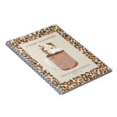 Een Baby breekt Iced Koffiegast van het Baby showe Notitieboek (Rechterzijde)