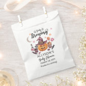 Een Baby breekt Jack-O-Lantern Halloween Shower Bedankzakje (Geknipt)